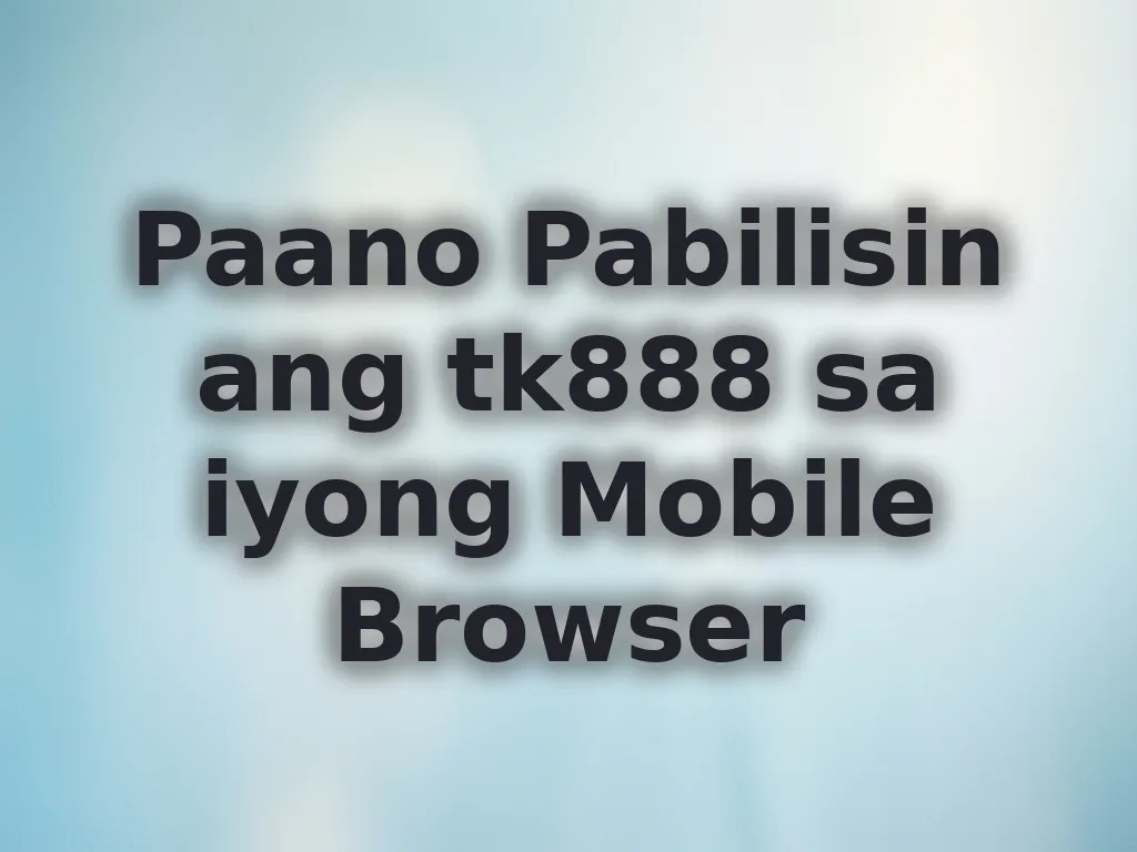 Mobile Optimization
